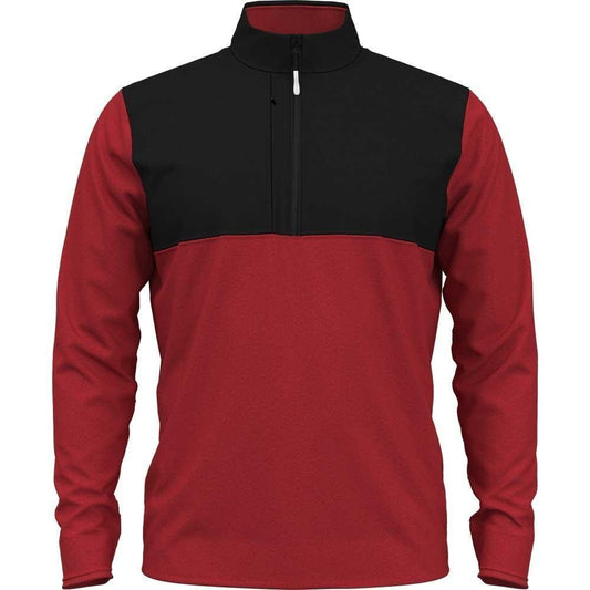 Under Armour Drive Storm SF HZ Herrengolfpullover Black-Red