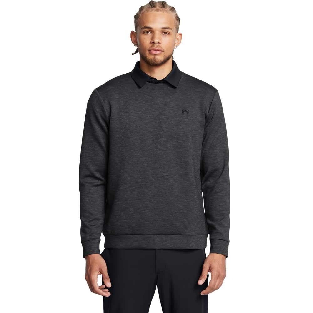 Under Armour Drive Midlayer Crew Herrengolfpullover Black