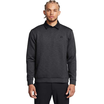 Under Armour Drive Midlayer Crew Herrengolfpullover Black
