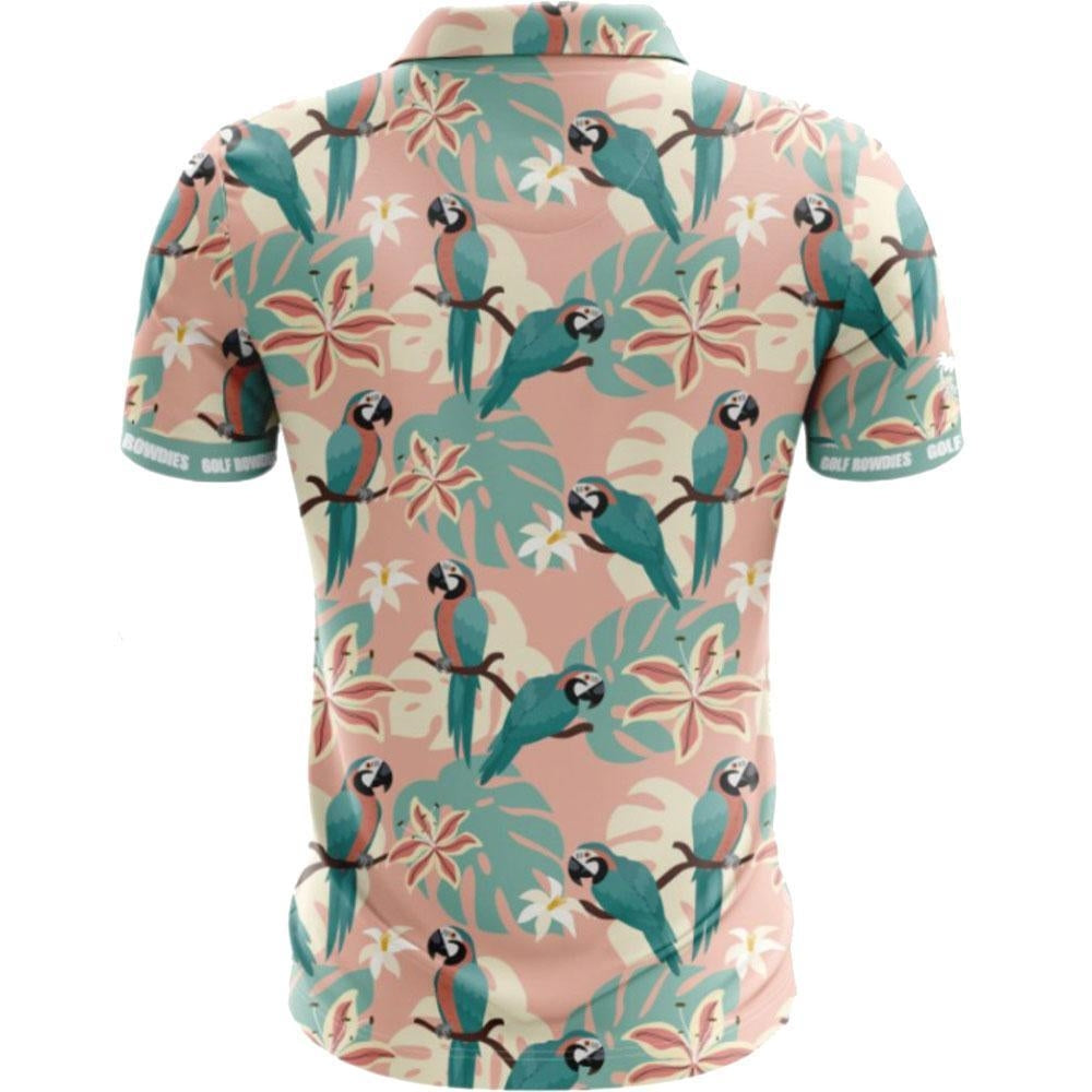 Golf Rowdies Parrot Herrengolfpoloshirt