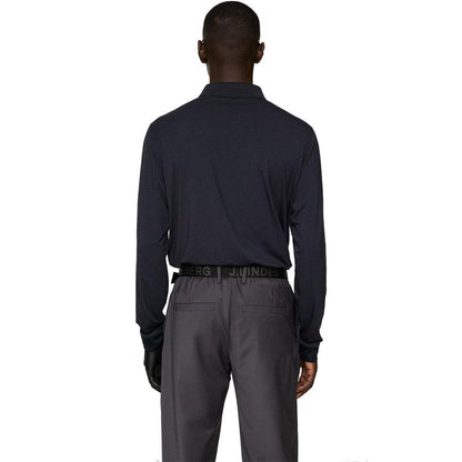 Lindeberg M Florian Langarm Shirt Herren Black