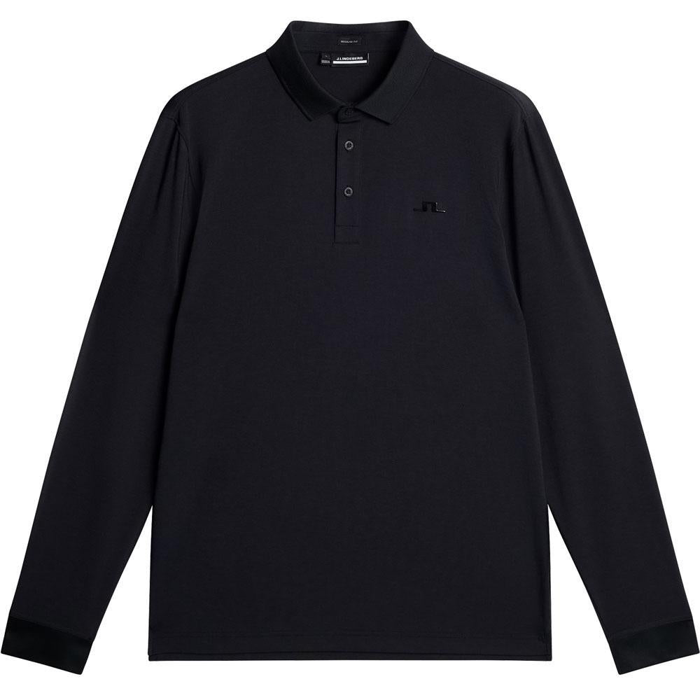 Lindeberg M Florian Langarm Shirt Herren Black