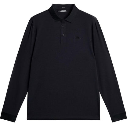 Lindeberg M Florian Langarm Shirt Herren Black