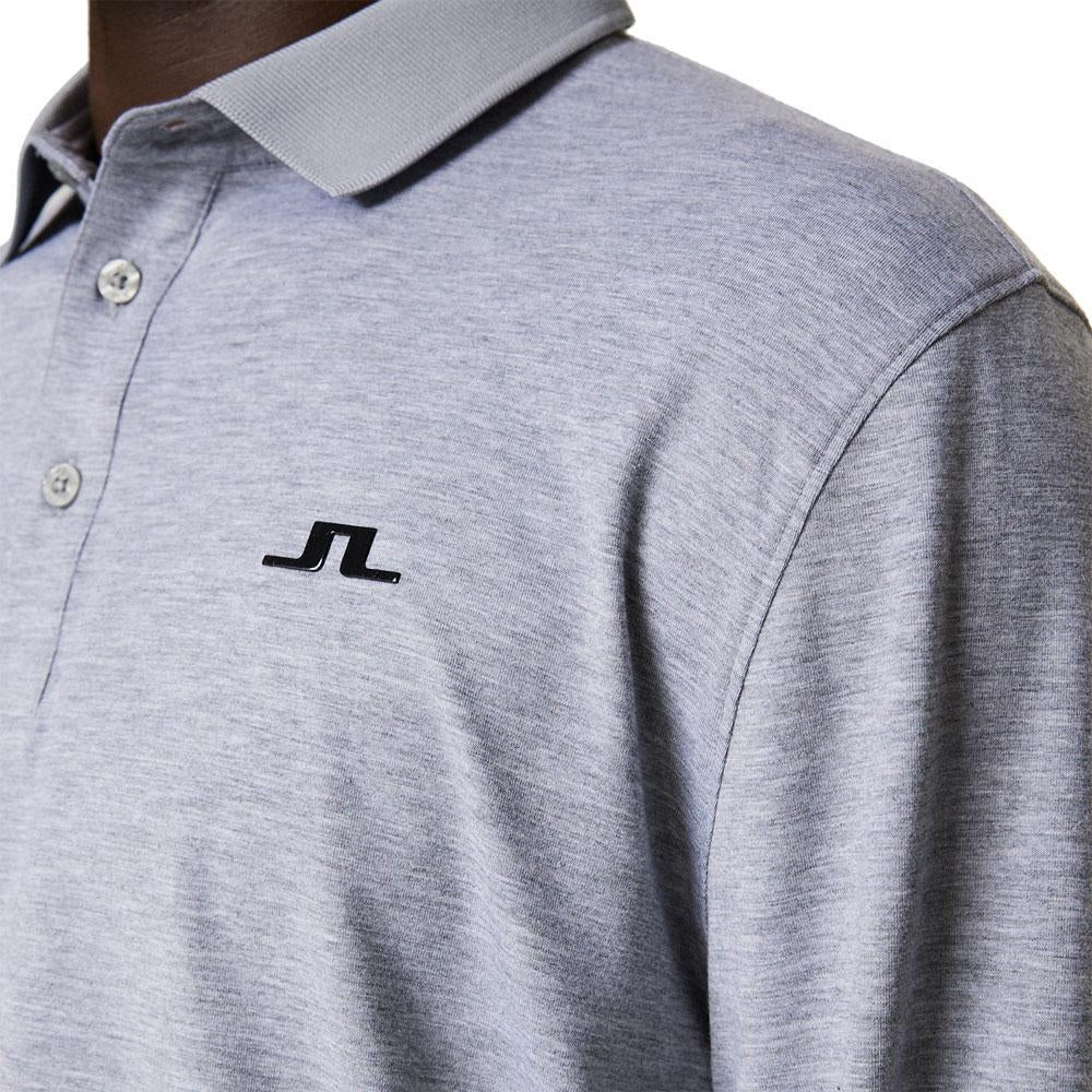 Lindeberg M Florian Langarm Shirt Herren Grey