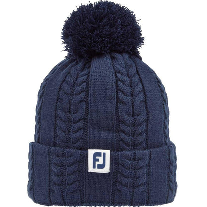 FootJoy Cable Knit Bobble Beanies Damenmütze