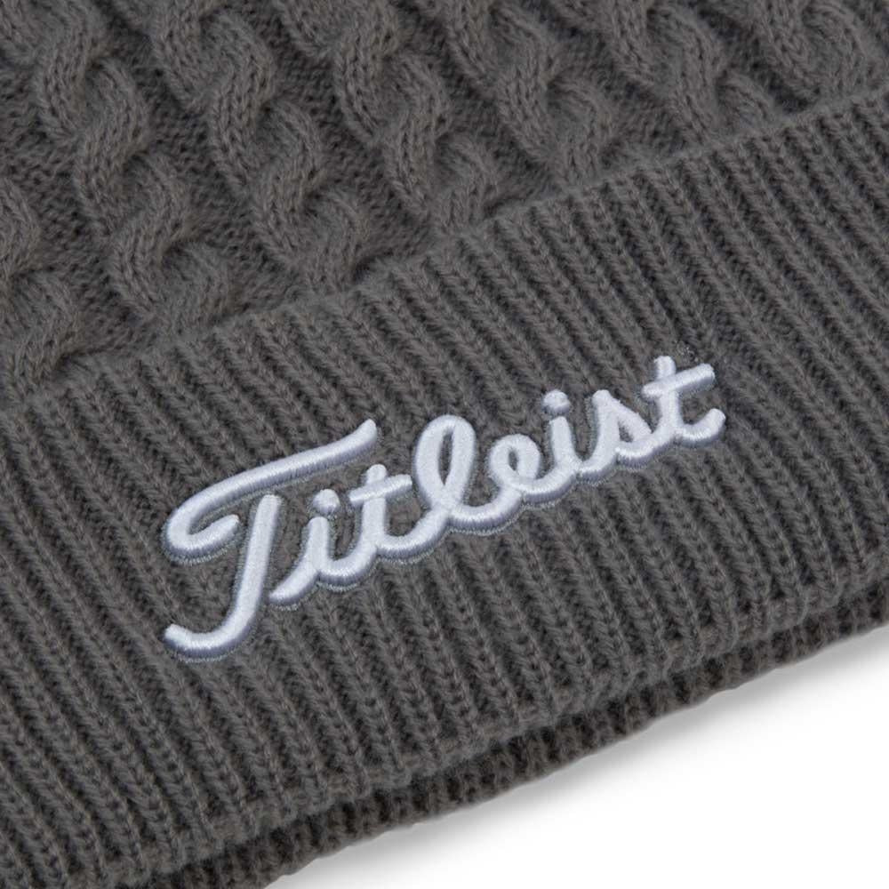 Titleist Cable Knit Pom Pom Damengolfmütze