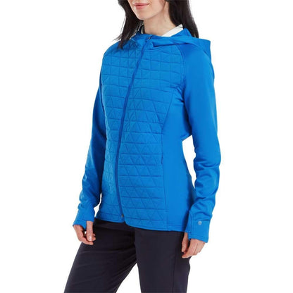 FootJoy Thermoseries Hybrid Hoodie Damengolfjacke Blue