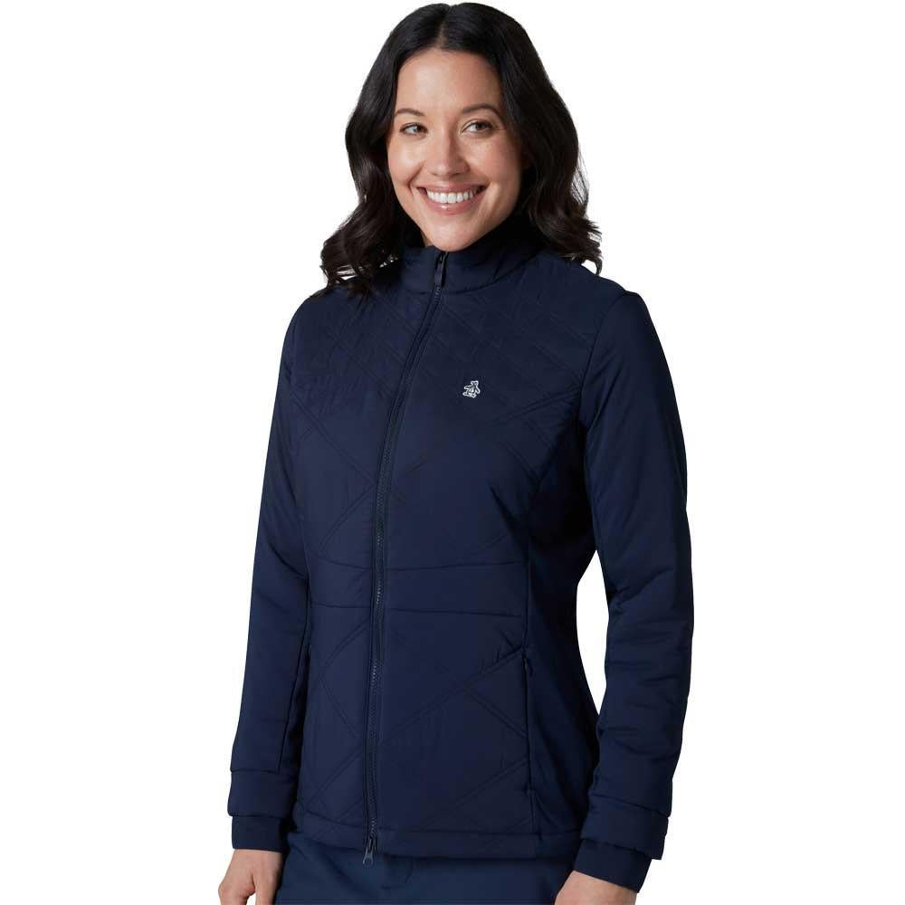 Penguin Insulated Woven Full-Zip Damenjacke Navy