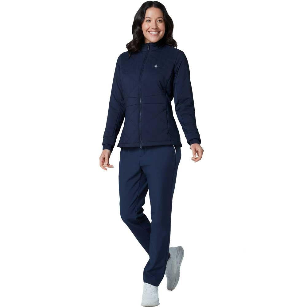 Penguin Insulated Woven Full-Zip Damenjacke Navy