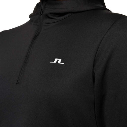 Lindeberg Aerial Quarter Hood Damengolfpullover Black