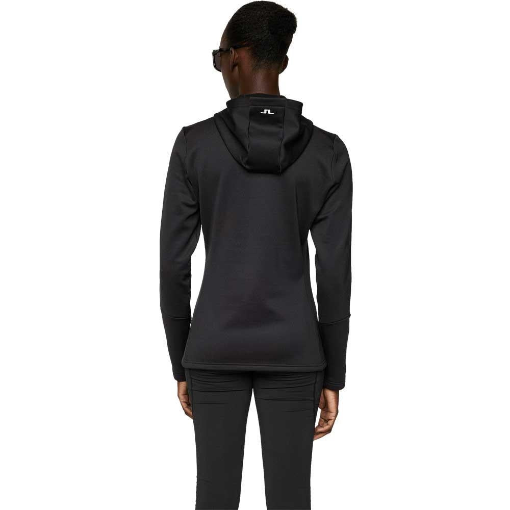 Lindeberg Aerial Quarter Hood Damengolfpullover Black