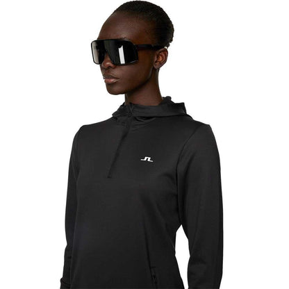 Lindeberg Aerial Quarter Hood Damengolfpullover Black