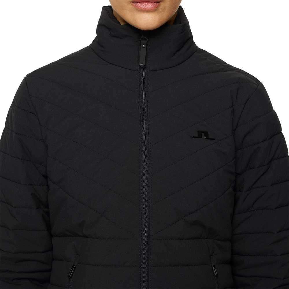 Lindeberg W Marble Quilted Damengolfjacke Schwarz