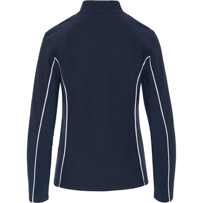 Penguin Midweight Textured 1/4 Zip Damenpullover Navy