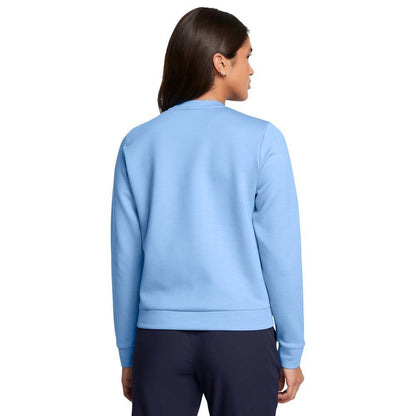Under Armour Drive Midlayer Crew Damengolfpullover Blue