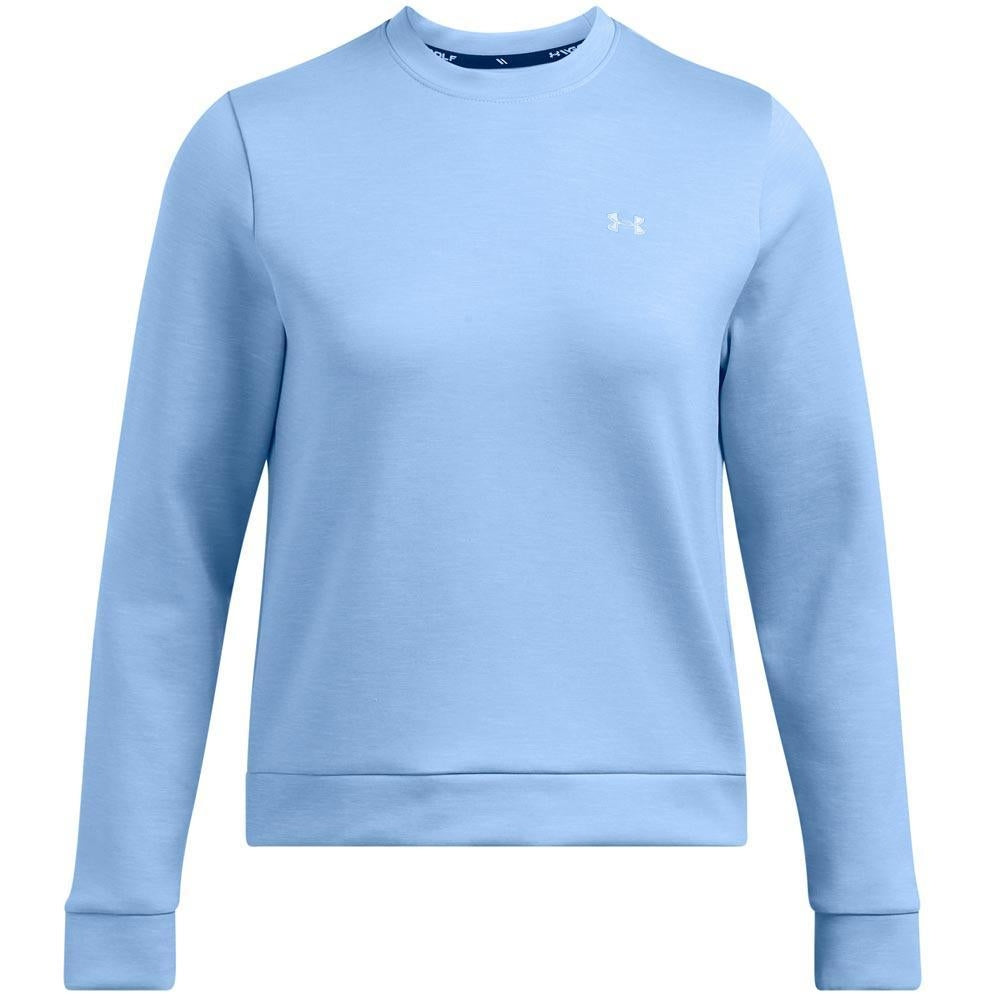 Under Armour Drive Midlayer Crew Damengolfpullover Blue