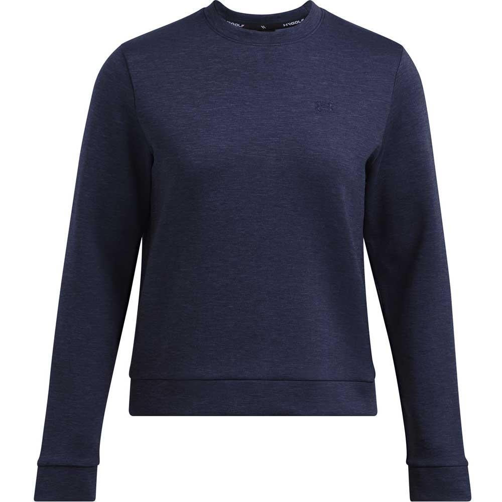 Under Armour Drive Midlayer Crew Damengolfpullover Crew Blue