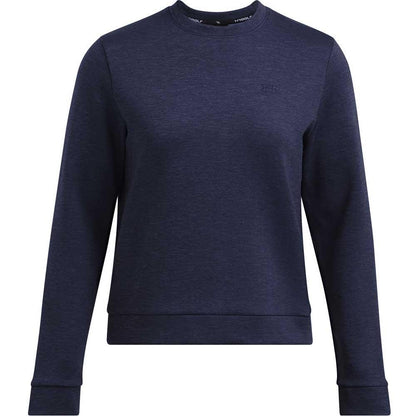 Under Armour Drive Midlayer Crew Damengolfpullover Crew Blue