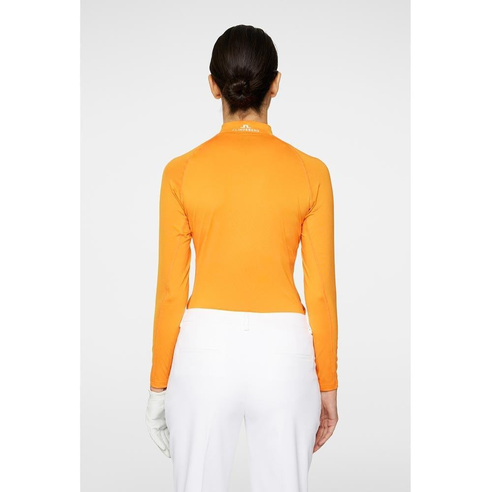 Lindeberg W Asa Soft Compression Langarm Shirt Damen Orange
