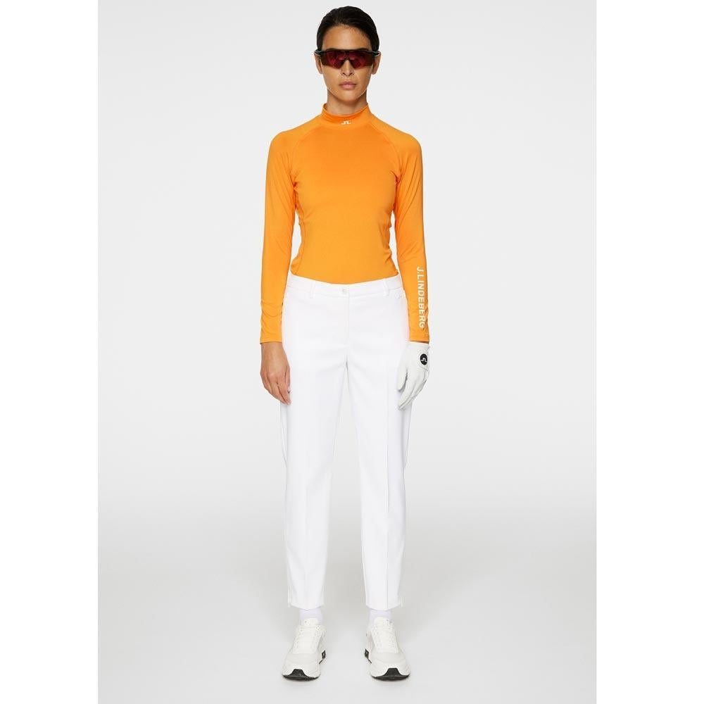 Lindeberg W Asa Soft Compression Langarm Shirt Damen Orange
