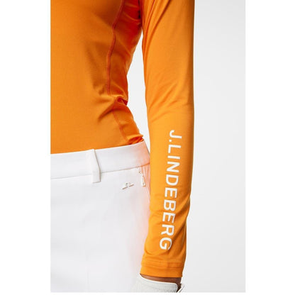 Lindeberg W Asa Soft Compression Langarm Shirt Damen Orange