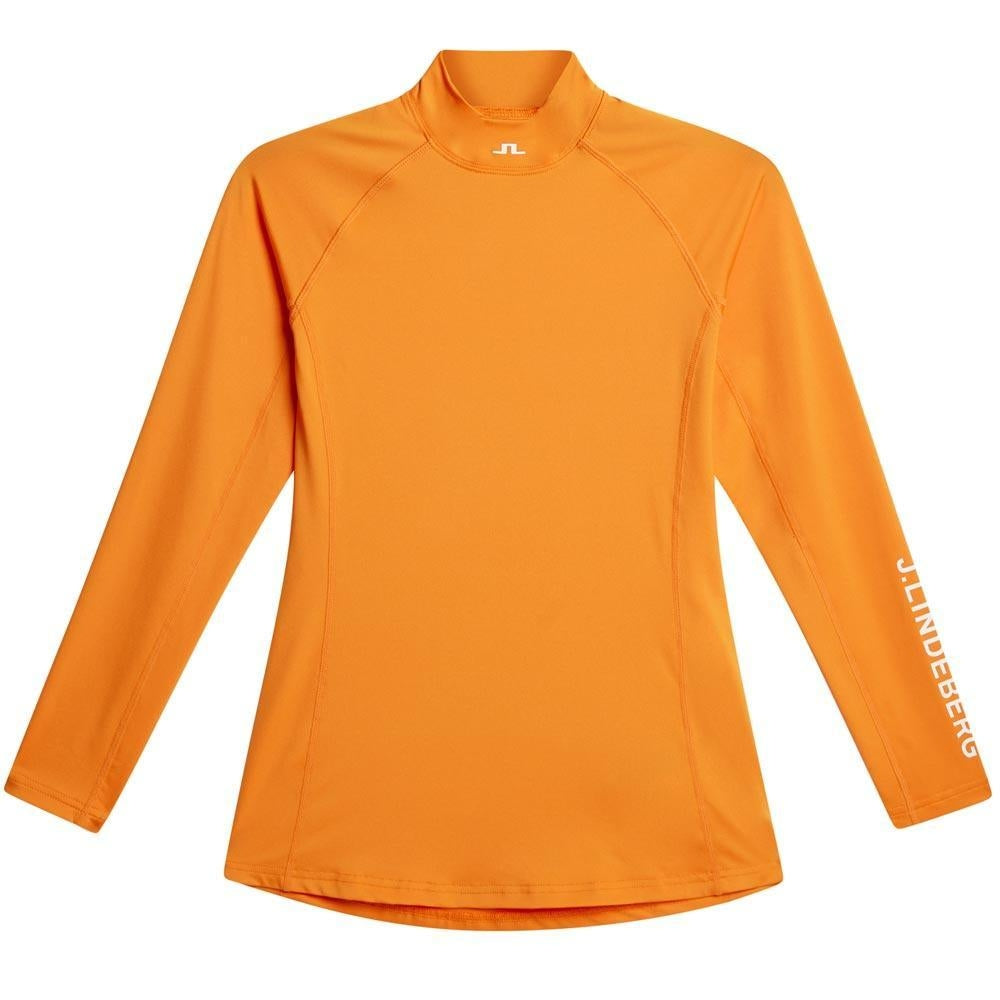 Lindeberg W Asa Soft Compression Langarm Shirt Damen Orange