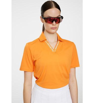 Lindeberg W Lorde Damengolfpoloshirt Orange