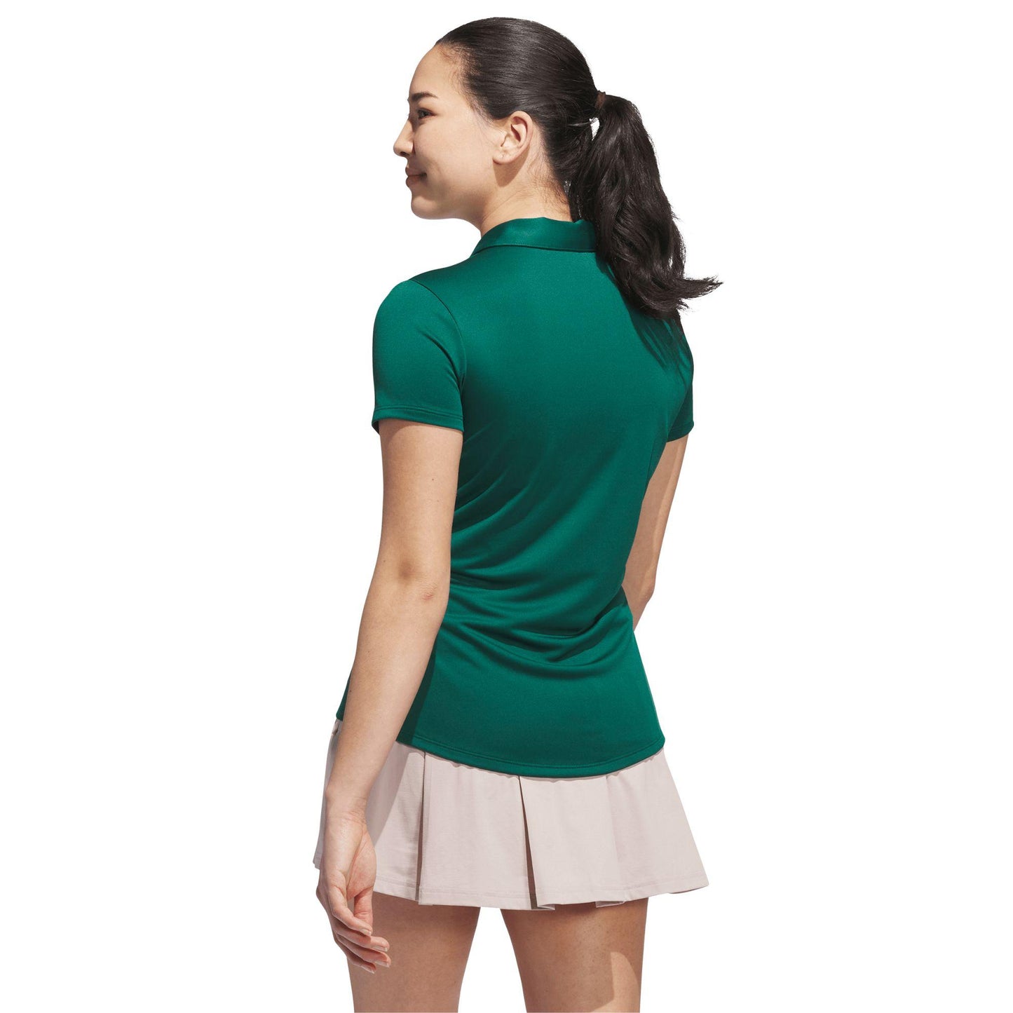 adidas Solid Performance Short Sleeve Damenpoloshirt green