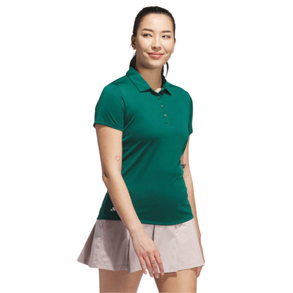 adidas Solid Performance Short Sleeve Damenpoloshirt green