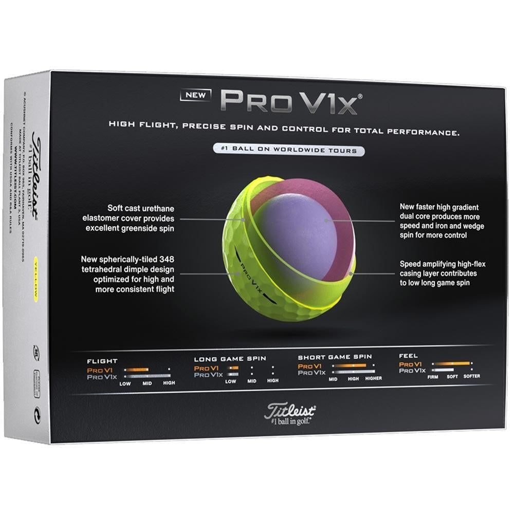 Titleist Pro V1x Golfbälle 2025