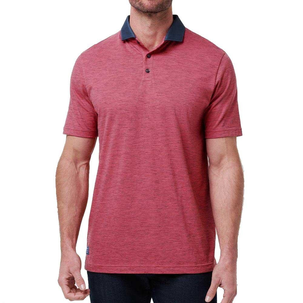 TravisMathew Common Interest Rose Wine Herrengolfpoloshirt
