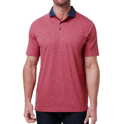 TravisMathew Common Interest Rose Wine Herrengolfpoloshirt