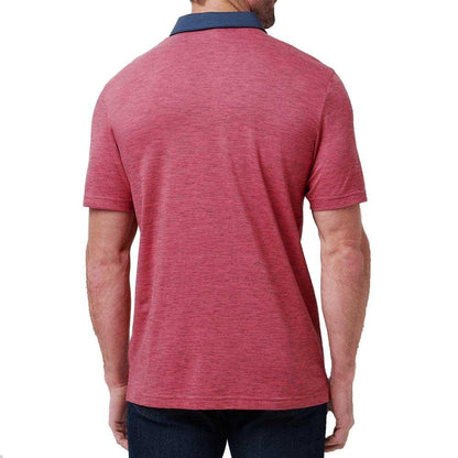 TravisMathew Common Interest Rose Wine Herrengolfpoloshirt