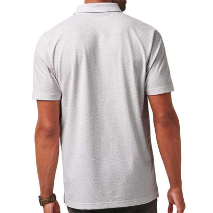 TravisMathew Free Passage White Herrengolfpoloshirt