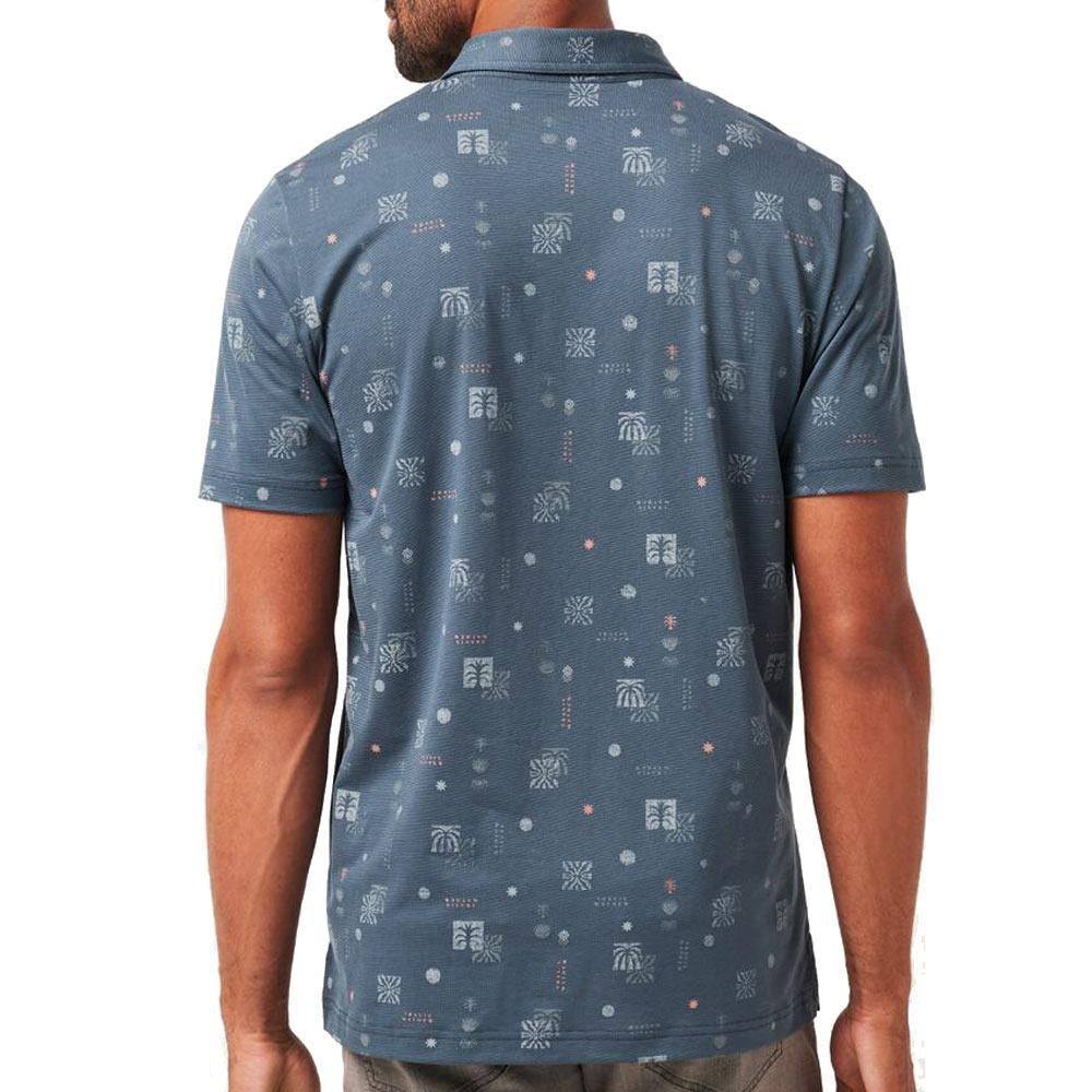 TravisMathew Quick Trip Mood Indigo/Vintage Indigo Herrengolfpoloshirt