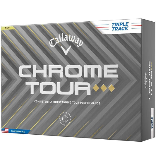 Callaway Chrome Tour TD Triple Track Golfbälle 2025