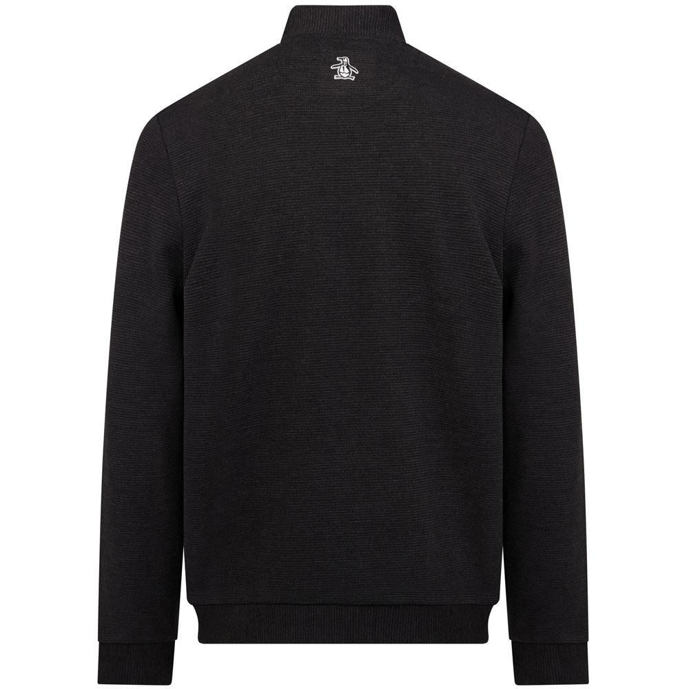 Penguin 1/4 Zip Mixed Media Heritage Herrenpullover Navy