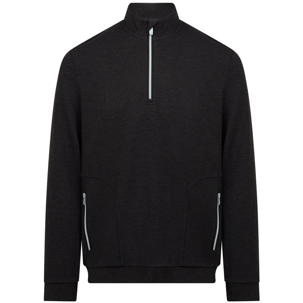 Penguin 1/4 Zip Mixed Media Heritage Herrenpullover Navy