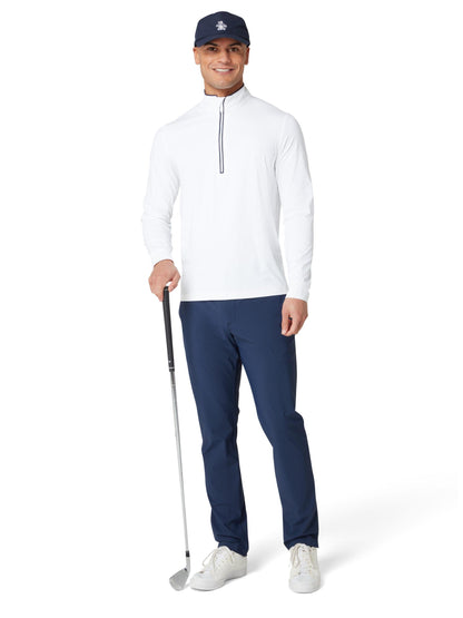 Penguin Technical Earl 1/4 Zip Long Sleeve Weiss