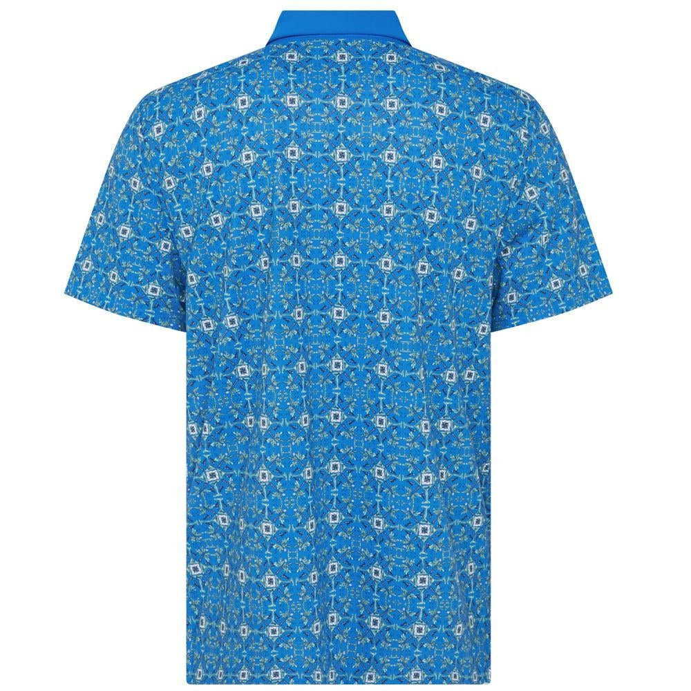Penguin Pete´s Cocktail Windowpane Herrengolfpoloshirt