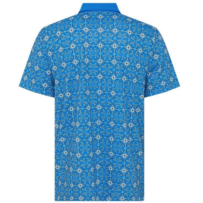 Penguin Pete´s Cocktail Windowpane Herrengolfpoloshirt
