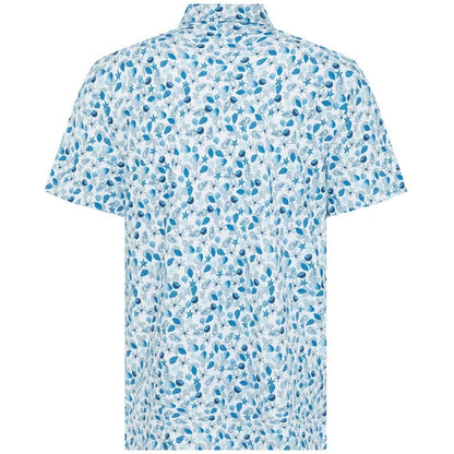 Penguin Pete´s Coconut Caddy Herrengolfpoloshirt Weiss