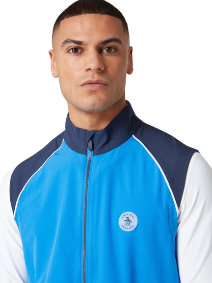 Penguin Original Lightweight Vest Herrengolfpoloshirt Blau