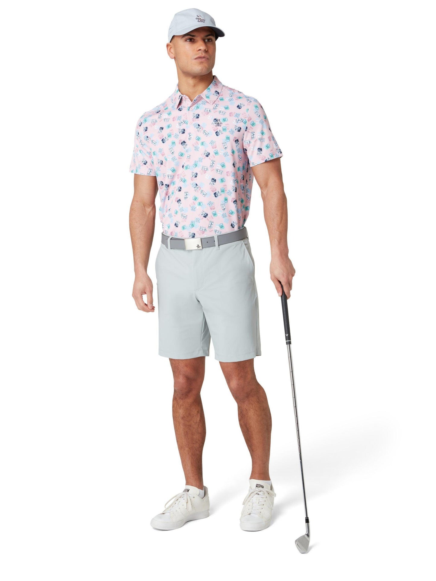 Penguin The Player Herrengolfshorts Grau