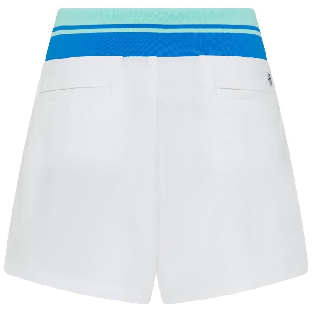 Penguin Colorblock Damenshort Weiss