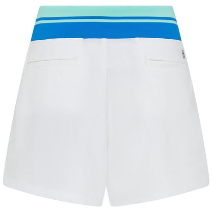 Penguin Colorblock Damenshort Weiss