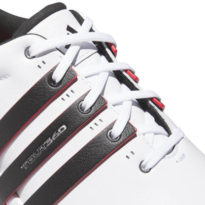 Adidas Tour360 25 Spkl WIDE Herrengolfschuhe White-Black-Red