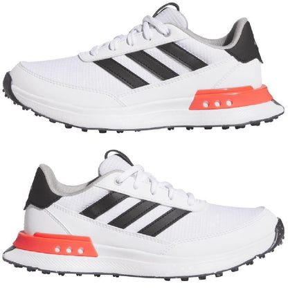 Adidas S2G SL Juniorgolfschuhe Weiss-Fire