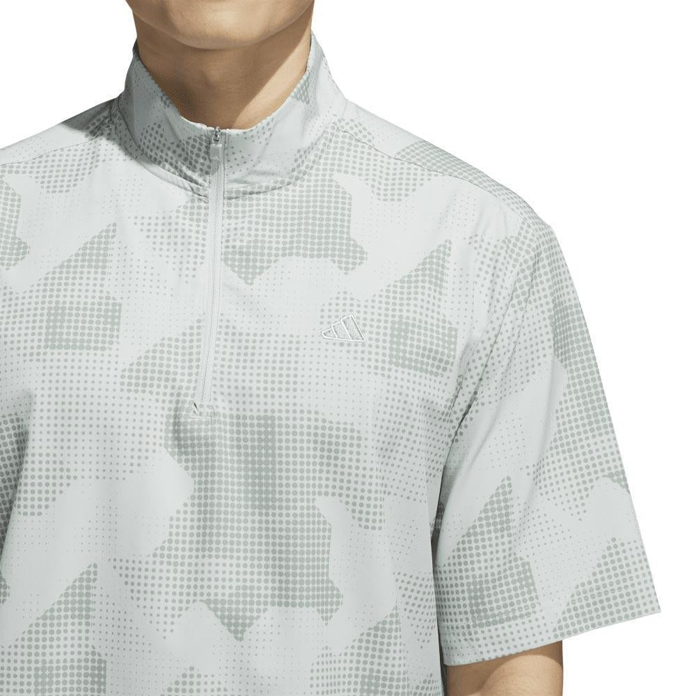 Adidas Go-To DWR Short Sleeve Half-Zip Herrengolfpullover Grey