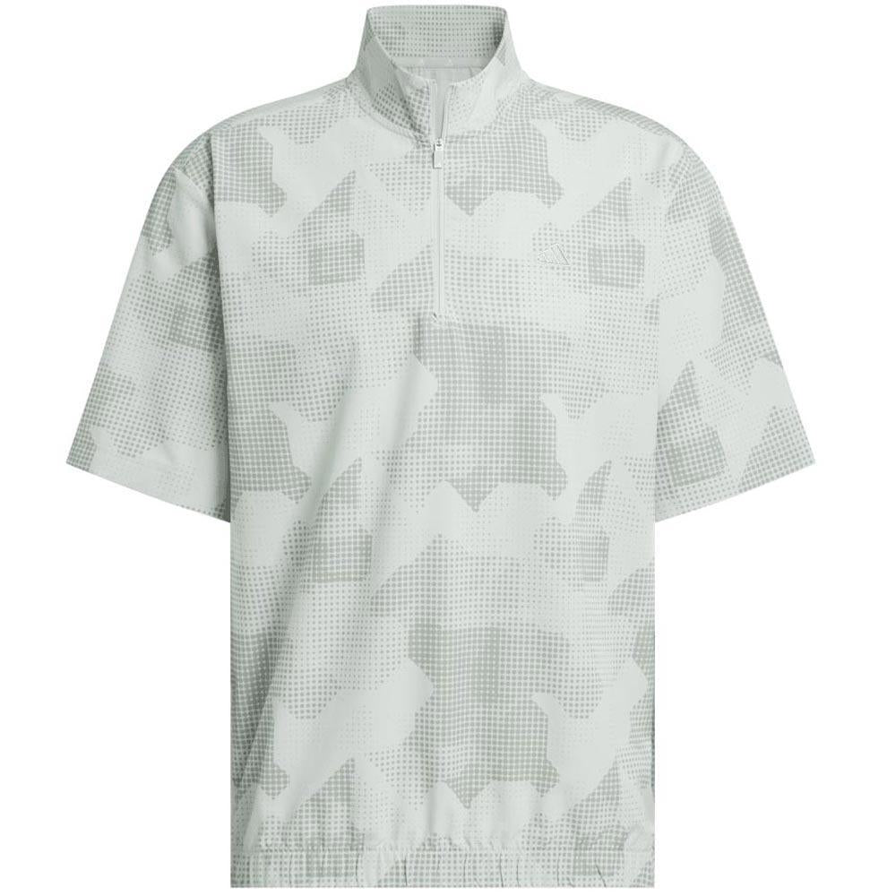 Adidas Go-To DWR Short Sleeve Half-Zip Herrengolfpullover Grey